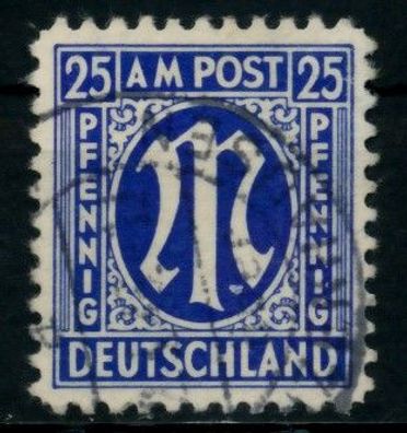 BIZONE AM-POST Nr 9z gestempelt X760CC2