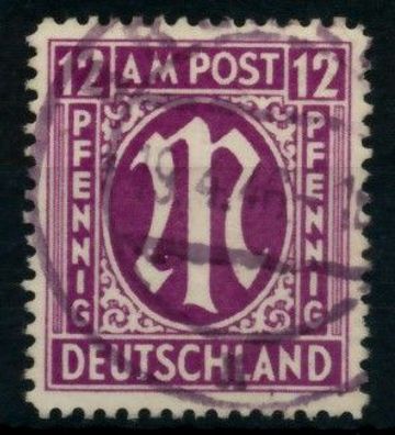 BIZONE AM-POST Nr 15aAz gestempelt X763662