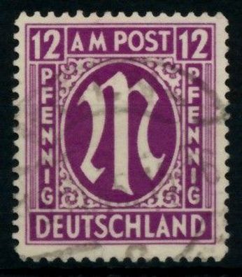 BIZONE AM-POST Nr 15aCy gestempelt X7636B6