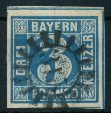 BAYERN Mühlradstempel AUF Nr 2II gMR 315 ZENTR- X881ED6