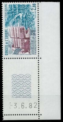 Frankreich Dienstmarken Europarat Nr 31 Br postfrisch E X05F636