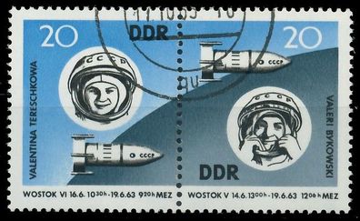 DDR Zusammendruck Nr WZd 90 gestempelt WAAGR PAAR X105F5A