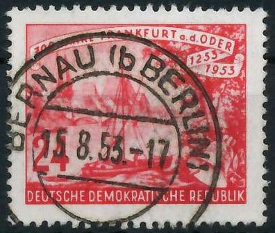 DDR 1953 Nr 360XI zentrisch gestempelt X77ABEA