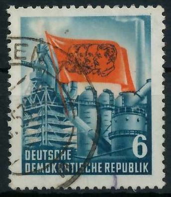 DDR 1953 Nr 344YII gestempelt X77ACA6