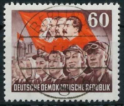 DDR 1953 Nr 352XI zentrisch gestempelt X77ACBE