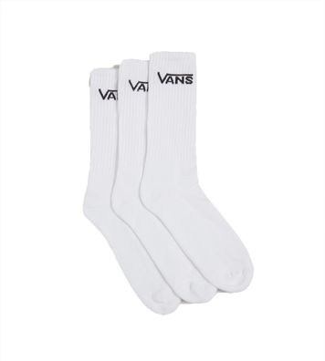VANS Socken 3er Pack Classic Crew Rox white - Größe: 6,5-9 (38,5-42)