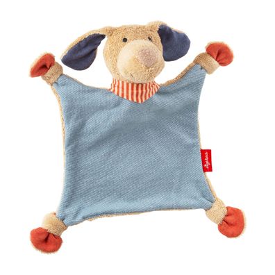 Sigikid, Schmusetuch, Baby Schnuffeltuch Hund Fips, blau, Hunde, 31303