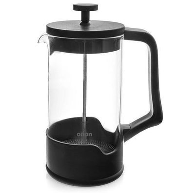 Kaffee- und Teebereiter aus Glas mit Kolbenmechanismus, 1 l