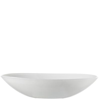 Schale "Alabastro" Glas Ø 32 cm, 9 cm weiß