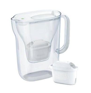Wasserfilter-Kanne „Style Essential“ 2,4 l, 27,3x23,9x10,5 cm transparent / weiß