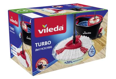 Bodenwischer Set "Turbo Easy Wring & Clean" 3-teilig