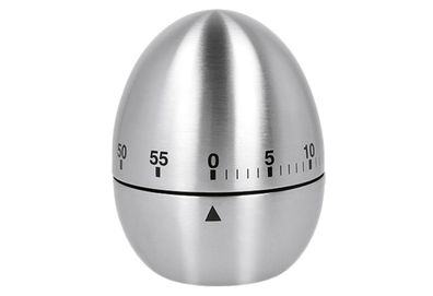 Kurzzeitmesser Eiform Inox Ø 6 cm, 7,5 cm