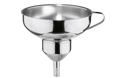 Trichter-Set 2-teilig Edelstahl Ø 6 und 14 cm