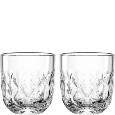 Kaffeebecher "Gocce" 2er Set Glas 220 ml
