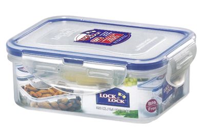Frischhaltedose "Lock & Lock Classic" 350 ml, 13,7x10,4x5,3 cm transparent / blau
