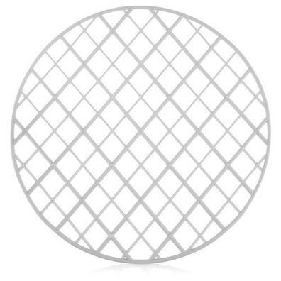 Runde graue Spülbeckenmatte 32,5 cm