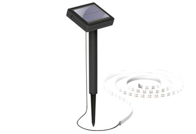 Solarstripe 300cm IP44 BK 3000K 600mAh inkl. Erdspieß
