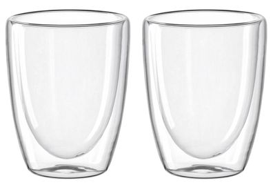 Becher "DUO" 2er Set Borosilikat-Glas 300 ml