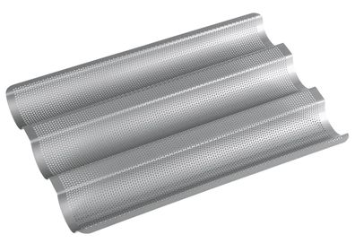 Baguetteblech Metall 37x24x2,5 cm