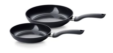 Pfannen-Set "ESSENTIAL" Aluminium / Kunstoffgriff Ø 24 und 28 cm schwarz