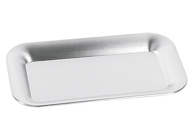 Tablett Edelstahl 21,5x13x1,5 cm