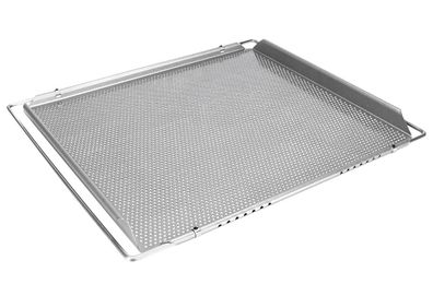 Herdbackblech 40x35cm mit Spezial-Lochung silber