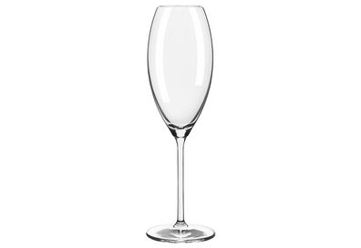 Sektglas "Glanzlicht" 2er Set Kristallglas 325 ml, Ø 7,2 cm, 24 cm transparent