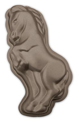 Backform "Silver Star das Pferd" Metall 18x33x6 cm