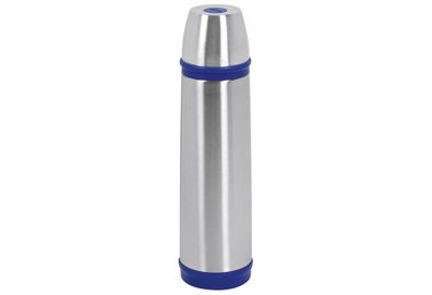 Isolierflasche "Captain" Edelstahl 700 ml, 30 cm edelstahl / blau