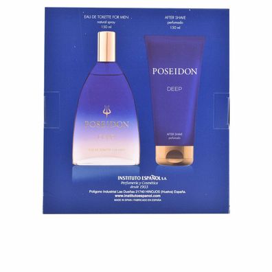 Institito EspaÃ±ol Poseidon Deep Eau De Toilette Spray 150ml Set 2 Pieces