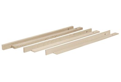 Teighölzer-Set 6-teilig Holz / Buche