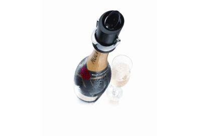 Sekt- / Champagnerverschluss mit Ausgießer 5x5x8 cm