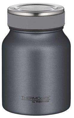 Isolier-Speisegefäß TC Edelstahl / Silikon 500 ml, Ø 12 cm graphite grey mat