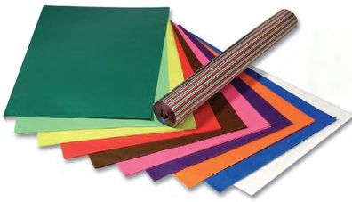 folia Transparentpapier - 70 x 100 cm, 42g/m², 25 Blatt, hellgrün