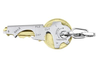 KeyTool-Multitool 8 Funktionen 420er Edelstahl 7,1 cm