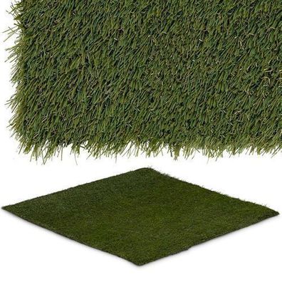 Kunstrasen für Terrasse und Balkon, weich, 30 mm, 20/10 cm, 100 x 100 cm