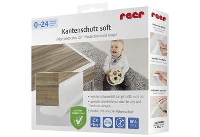 Kantenschutz soft weiß Schaumstoff
