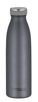 Isolierflasche TC Edelstahl / Kunststoff 500 ml, Ø 6,8 cm graphite grey mat