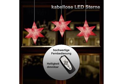 Sterne LED 3er Set