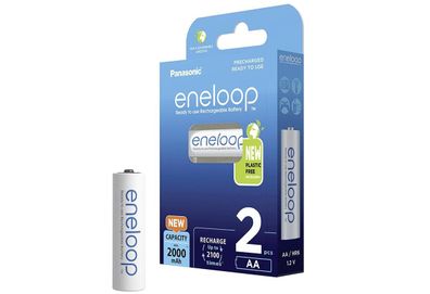 AA Akku 2000mAh "Eneloop " 2er Blister