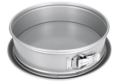 Springform Ø 26 cm H 7cm mit Flachboden silber