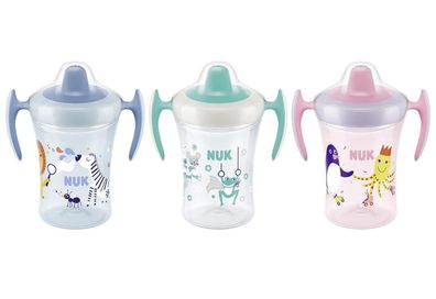 Evolution "Trainer Cup" Kunststoff 230 ml weiß / blau / rosa