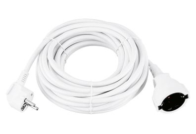 Verlängerung H05VV-F SK 10m weiß