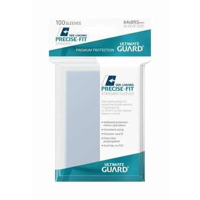 Ultimate Guard Precise-Fit Sleeves Side-Loading Standardgröße Transparent (100)