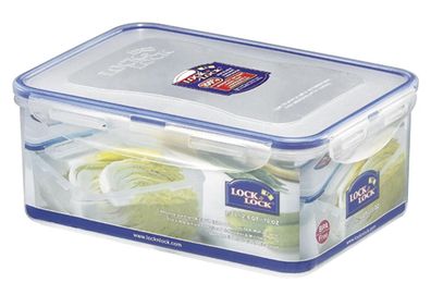 Frischhaltedose "Lock & Lock Classic" 2,3 l, 23,2x16,5x9,5 cm transparent / blau