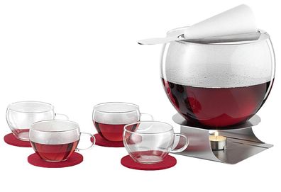 Feuerzangenbowle 11-teilig Borosilikatglas / Edelstahl 3,5 l