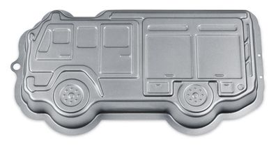 Backform "Benny das Feuerwehrauto" Metall 33x17x4 cm
