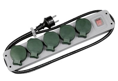 Steckdosenleiste 5-fach IP44 1,5 m