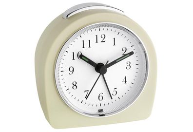 Analoger Wecker "Retro" Kunststoff 8,7x5,5x9 cm beige