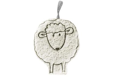 Kirschkernkissen "Schaf Dolly" Polyester 16 cm weiß